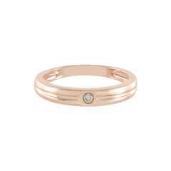 Gouden ring met een VS2 bruine diamant