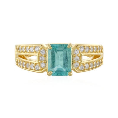 Zilveren ring met een Blauwe apatiet