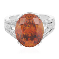Gouden ring met een sfaleriet (AMAYANI)
