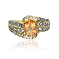 Gouden ring met een Mandarijn granaat (CIRARI)