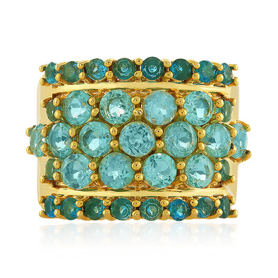 Zilveren ring met apatieten