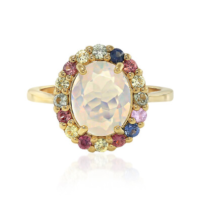 Zilveren ring met een Welo-opaal