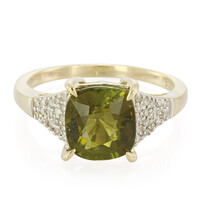 Gouden ring met een koper toermalijn