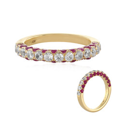Gouden ring met zirkonen (Adela Gold)