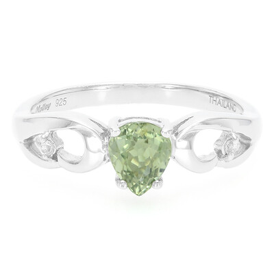 Zilveren ring met een Paraiba toermalijn