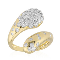 Gouden ring met Diamanten SI1 (G)