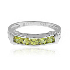 Zilveren ring met Mali Granaten