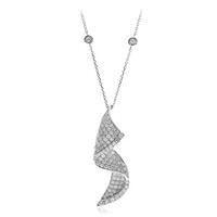 Gouden halsketting met I1 (H) Diamanten (CIRARI)