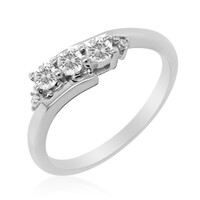 Zilveren ring met zirkonen