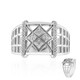 Zilveren ring met zirkonen (Remy Rotenier)