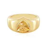 Zilveren ring met een citrien