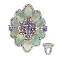 Zilveren ring met Welo-opalen (Dallas Prince Designs)
