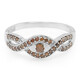 Zilveren ring met een Fancy diamant