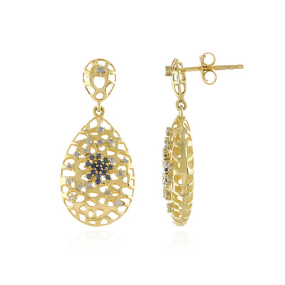 Gouden oorbellen met I4 (J) Diamanten (Ornaments by de Melo)