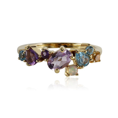 Zilveren ring met een lavendel amethist