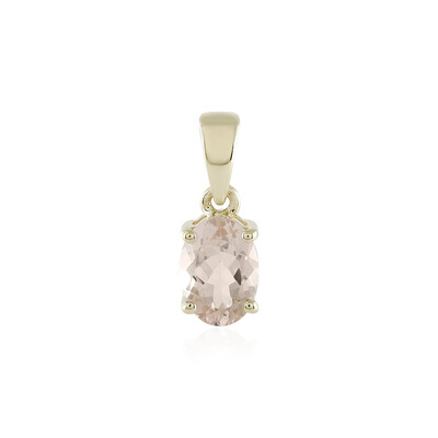 Gouden hanger met een morganiet