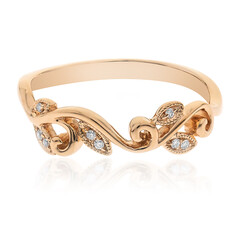 Gouden ring met SI2 (H) Diamanten (CIRARI)