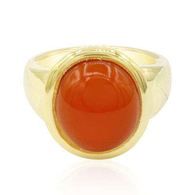 Zilveren ring met een carneool