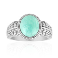 Zilveren ring met een amazoniet