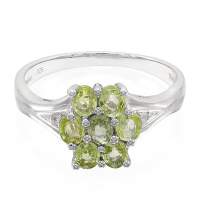 Zilveren ring met Paraiba toermalijnen