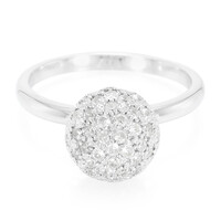 Zilveren ring met zirkonen