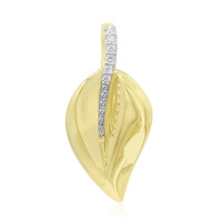 Zilveren hanger met I1 (G) Diamanten