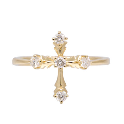 Gouden ring met I1 (H) Diamanten (CIRARI)