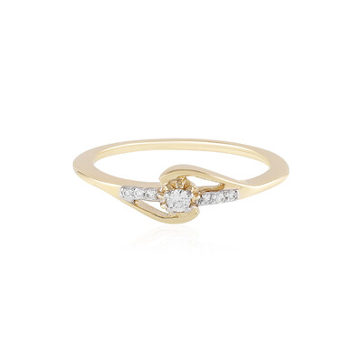 Gouden ring met een SI1 (H) Diamant