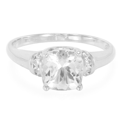 Zilveren ring met een gosheniet