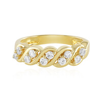 Zilveren ring met zirkonen