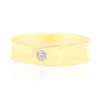 Zilveren ring met een I1 (G) Diamant