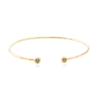Zilveren armband met blauwe VS1 diamanten