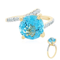 Gouden ring met een Marambaia-topaas (PHANTASIA)