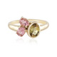 Gouden ring met een onverhitte gele tanzaniet (Adela Gold)