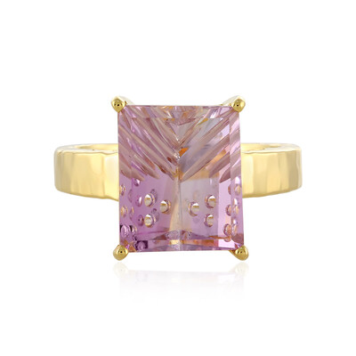 Zilveren ring met een lavendel amethist