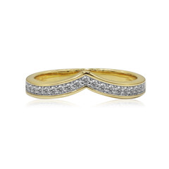 Gouden ring met Diamanten SI1 (G)