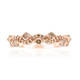 Gouden ring met SI1 Argyle Rose De France Diamanten (Annette)
