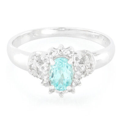 Zilveren ring met een Blauwe apatiet