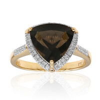 Gouden ring met een Saffordiet (Amanda Adkins)
