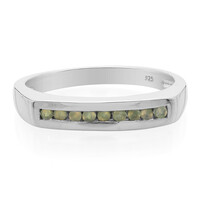 Zilveren ring met alexandrieten