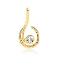 Gouden hanger met een VS2 Diamant (E) (adamantes [!])