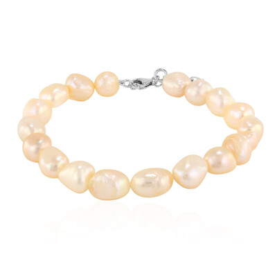 Zilveren armband met zoetwater kweekparels (TPC)