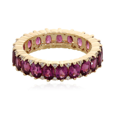 Gouden ring met rhodolieten (La Revelle)
