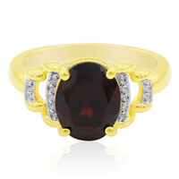 Zilveren ring met een Mozambique granaat (Remy Rotenier)