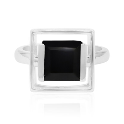 Zilveren ring met een Indochiniet