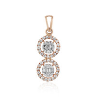 Gouden hanger met SI1 (H) Diamanten