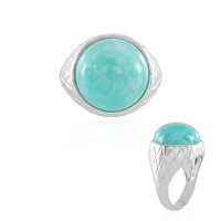 Zilveren ring met een amazoniet