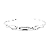 Zilveren armband met I3 (I) Diamanten