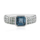 Gouden ring met een Londen-blauwe topaas (KM by Juwelo)