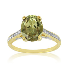 Zilveren ring met een zultaniet